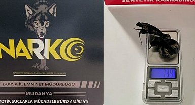 Mudanya'da polisin şüphelendiği şahısta uyuşturucu bulundu