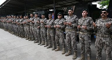 Osmaniye'de özel harekat polisleri Suriye'ye uğurlandı