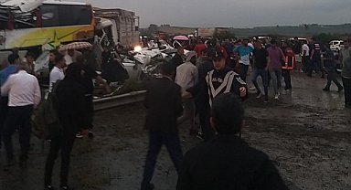 Tarsus'ta katliam gibi zincirleme kaza! 10 ölü ve 30 yaralı