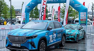 Togg tarihi tura eskortluk yaptı