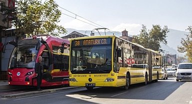 Bursa'da şehir içi ulaşım bayramda ücretsiz olacak