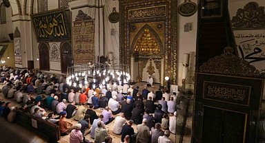 Bursa Valisi Demirtaş'tan Ulu Cami'de bayramlaşma