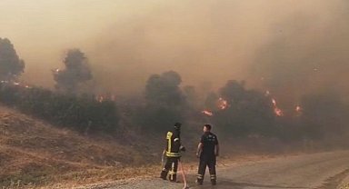 Çine'de başlayan orman yangını büyüyor!