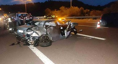 Gebze-Orhangazi-İzmir Otoyolu'nda dehşet kaza! 2 ölü, 6 yaralı