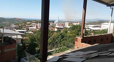 Gemlik ile Mudanya'da çalılık ve otluk yangınları