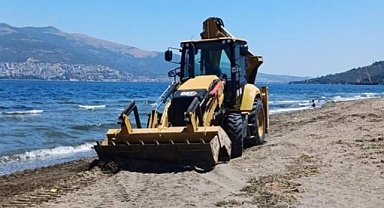 Gemlik sahil ve kordonlarında temizlik çalışması