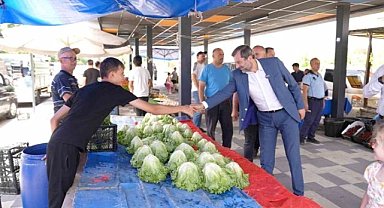 Gürsu'daki Kent Park'ta ilk pazar yeri