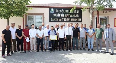 İnegöl Belediyesi'nde sokak hayvanları eğitimi düzenlendi