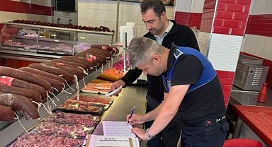 İnegöl'de zabıta ekiplerinden iş yerlerine denetleme