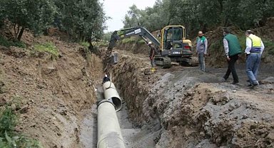 Orhangazi'de borular patladı, çiftçiler mağdur oldu