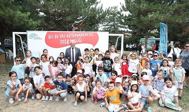 Nilüfer’de 300 çocuk ‘Biz Bu Yaz Kütüphanedeyiz’ etkinliğinde buluştu