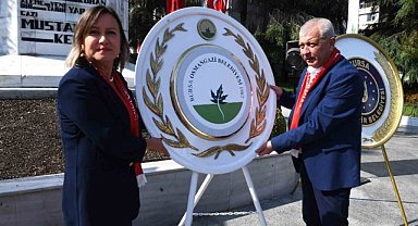 Atatürk'ün Bursa'ya gelişinin 100. yılı dolayısıyla tören düzenlendi