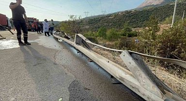 Bursa Çevre Yolu'nda TIR kazası
