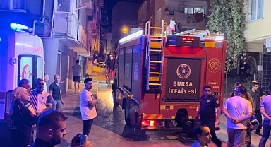 Bursa'da benzin bidonu bomba gibi patladı