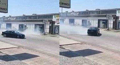 Bursa'da drift atan otomobil sürücüsü cezadan kaçamadı