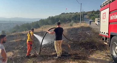 İznik'te yangın