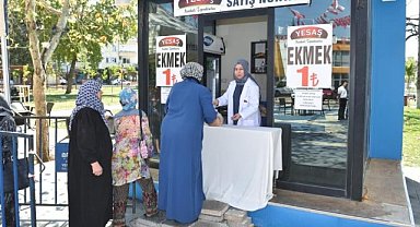 Yenişehir’de ekmek 1 TL