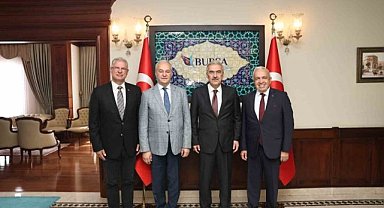 3 belediye başkanından Bursa Valisi Ayyıldız'a nezaket ziyareti