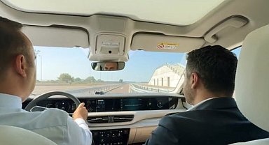 Bakan Kacır'dan Togg'un yeni modeline test sürüşü