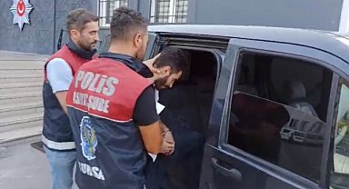 Bursa'da aranan şahsın yakalanmamak için kullandığı yöntem