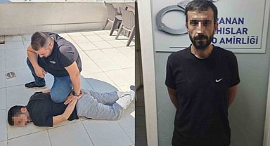Bursa'da aranan şüpheli bir evin çatısında yakalandı
