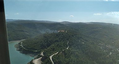 Bursa'daki orman yangınının büyümesi anında önlendi