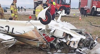 Bursa'daki uçak kazasında 