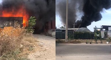 Bursa Nilüfer'de geri dönüşüm tesisi yanıyor!