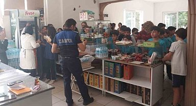 İnegöl'de okul kantinlerindeki denetimlerde 17 kantine ihtar