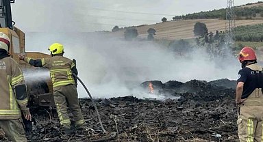 Nilüfer'de sebebi bilinmeyen yangın söndürüldü