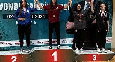 Osmangazi Belediyesporlu tekvandocu gümüş madalya kazandı