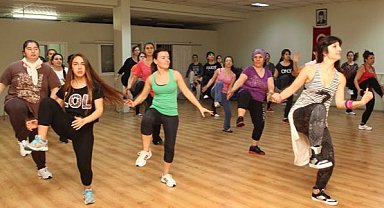 Osmangazi'de zumba dersleri sadece kadınlar için