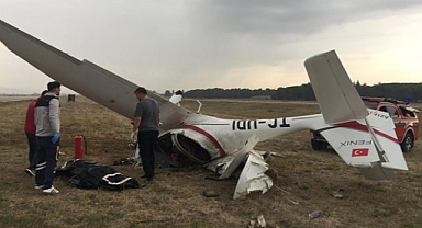 Yenişehir Havalimanı'na düşen uçaktaki pilotların kimliği belirlendi
