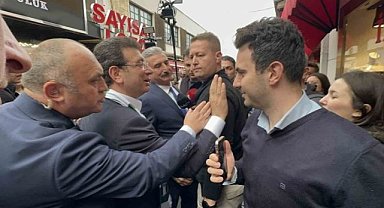 Bursa'yı ziyaret eden İmamoğlu vatandaşlarla buluştu