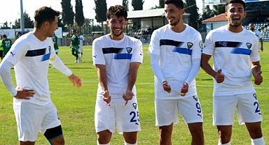 Karacabey Belediyespor'dan kupada galibiyet ve tur