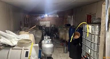 Mudanya'da sahte alkol ve içki operasyonu