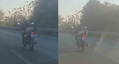 Mustafakemalpaşa-Bursa yolunda tehlikeli yolculuk