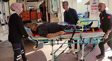 Orhangazi'de elektrik işçisi direkten düşerek ağır yaralandı