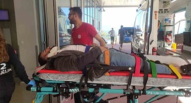 Orhangazi'deki kazada motosiklet savruldu: 1 yaralı