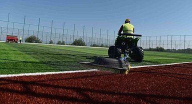Osmangazi'deki Gündoğdu Futbol Sahası tamamlanmak üzere