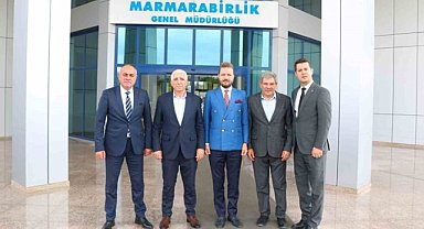 Marmarabirlik ile BURFAŞ'tan zeytin üreticilerine destek