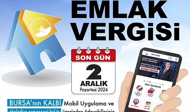 Osmangazi Belediyesi'nden Vergi Kolaylığı