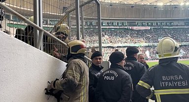 Yüzüncü Yıl Atatürk Stadyumu’ndaki yangın korkuttu