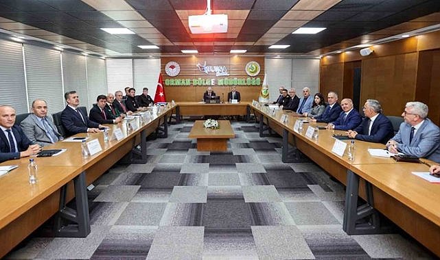 Bursa'da ormanlardaki yangın riski hakkında toplantı