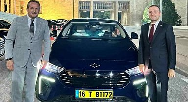 Bursalı yeni TOGG, TBMM'de sergilendi