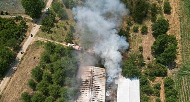 Bursa’da korkutan yangın