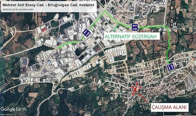 Bursa'da o yol günlerce trafiğe kapatılıyor! İşte alternatif güzergahlar