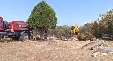 Bursa Nilüfer’deki orman yangını kontrol altına alındı