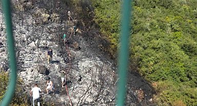 Bursa Orhangazi’de orman yangını korkuttu