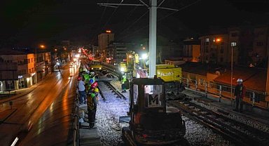 Büyükşehirden raylarda konforlu ulaşım mesaisi